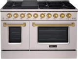Explore the Akicon 48″ Slide-in Freestanding Professional Style Gas Range