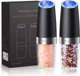 Elevate Your Seasoning Experience with FORLIM Gravity Electric Salt and Pepper Grinder Set