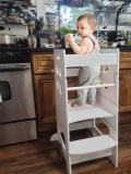 Elevate Your Toddler’s Learning with the OenjoyO Kitchen Stool Helper