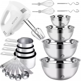 A Comprehensive Review of the WEPSEN Hand Mixer Electric Mixing Bowls Set